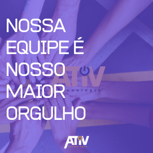Equipe de profissionais de audiovisual da Ativ